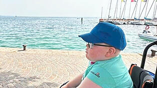 Legofan Seppi durfte vier Tage in Garda verbringen.