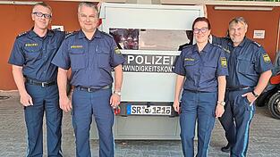 Sorgen für Sicherheit auf den Straßen der Region: (von rechts) Stefan Potrykus, Alexandra Rauch, Stephan Duschl und Frank Schlenz. Sorgen für Sicherheit auf den Straßen der Region: (von rechts) Stefan Potrykus, Alexandra Rauch, Stephan Duschl und Frank Schlenz.