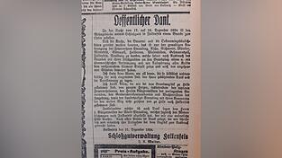 Die Schlossgutverwaltung von Falkenfels dankte allen, die bei der Brandbek&auml;mpfung mitgeholfen haben.