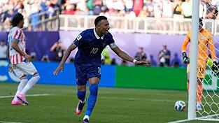 Kylian Mbappé konnte wieder jubeln. Kylian Mbappé konnte wieder jubeln.