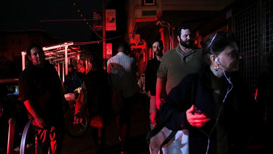 In der zentralen Hayes Street ist es d&uuml;ster.