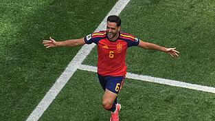 Erneut Spaniens Matchwinner: Mikel Merino. Erneut Spaniens Matchwinner: Mikel Merino.