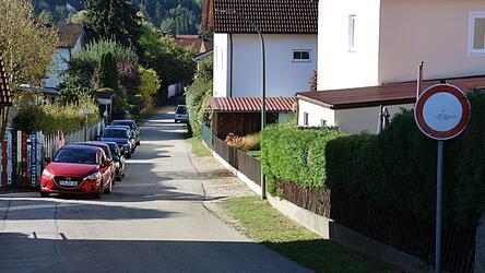 Die Stra&szlig;e neben der Sonnenburg wird zur Einbahnstra&szlig;e.