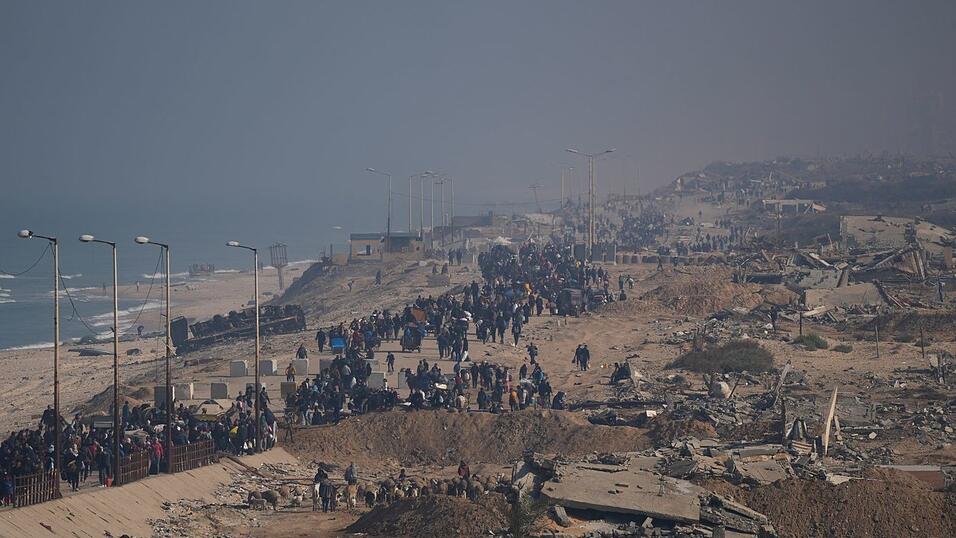 Die arabischen Länder lehnen eine Vertreibung der Palästinenser aus Gaza entschieden ab. Die arabischen Länder lehnen eine Vertreibung der Palästinenser aus Gaza entschieden ab.