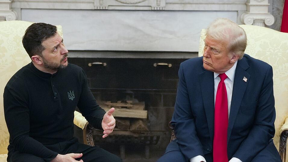 Zu Beginn von Trumps zweiter Amtszeit eskalierte ein Besuch Selenskyjs im Oval Office. (Archivbild)