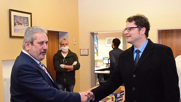 Gute Freunde waren sie nie: Ludwig Reger &uuml;bergibt 2020 sein Amt an Nachfolger Dr. Stefan Spindler.