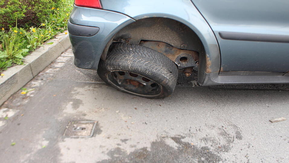 Die Autos waren nicht mehr fahrbereit.