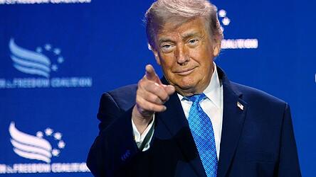 Trump verdiente Hunderte Millionen mit Krypto-Gesch&auml;ften. (Archivbild)