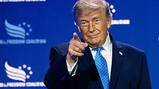 Trump verdiente Hunderte Millionen mit Krypto-Gesch&auml;ften. (Archivbild)