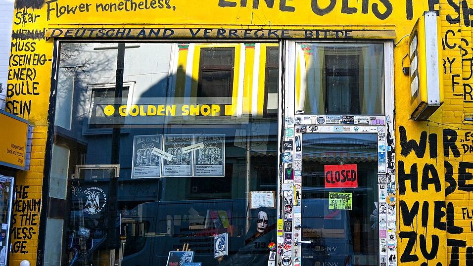 An der bisherigen Fassade sorgte der Spruch «Deutschland verrecke bitte» für Aufruhr. (Archivfoto) An der bisherigen Fassade sorgte der Spruch «Deutschland verrecke bitte» für Aufruhr. (Archivfoto)