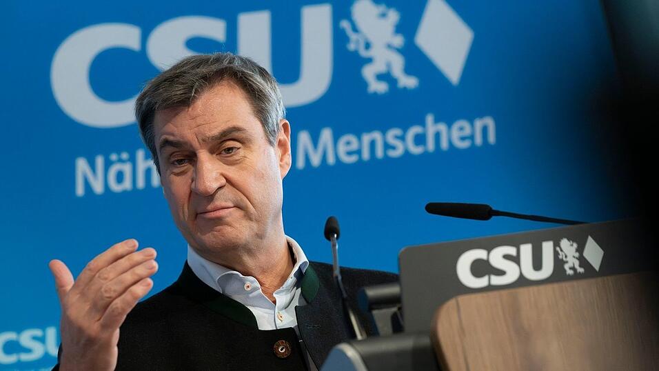 CSU-Chef Söder geht von Zustimmung der SPD zu einer Koalition mit der Union aus. CSU-Chef Söder geht von Zustimmung der SPD zu einer Koalition mit der Union aus.