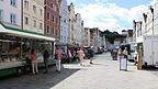 Auch am vergangenen Dienstag war der Besuch beim Wochenmarkt in der Neustadt überschaubar.