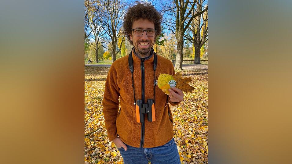 Philipp Herrmann mit dem neuen Abzeichen.