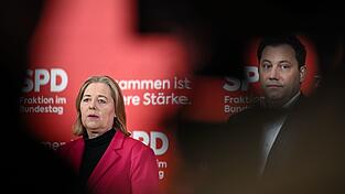 Nach Bas' Rücktritt wird die SPD-Doppelspitze neu gewählt. (Archivbild) Nach Bas' Rücktritt wird die SPD-Doppelspitze neu gewählt. (Archivbild)