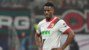 Samuel Essende verlässt den FC Augsburg. (Archivbild) Samuel Essende verlässt den FC Augsburg. (Archivbild)