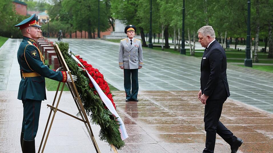 Der slowakische Ministerpr&auml;sident Fico gedachte in Moskau der Toten des Zweiten Weltkriegs.