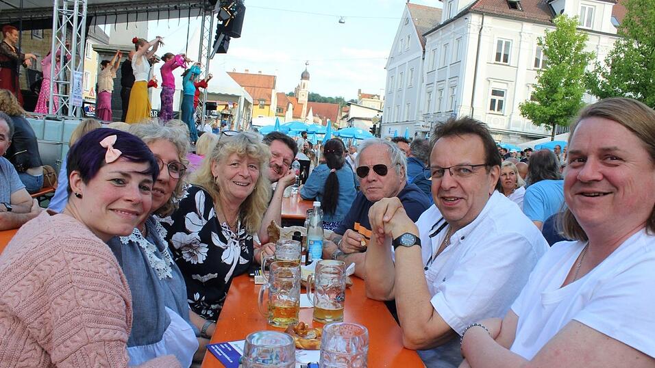 Das Bismarckplatzfest in Landshut war auch am Samstag gut besucht.