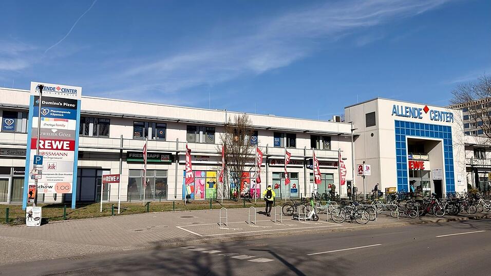 In dem Einkaufszentrum hatte sich ein Wildschwein verirrt.