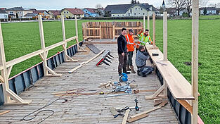 Mitten in der Umbauphase