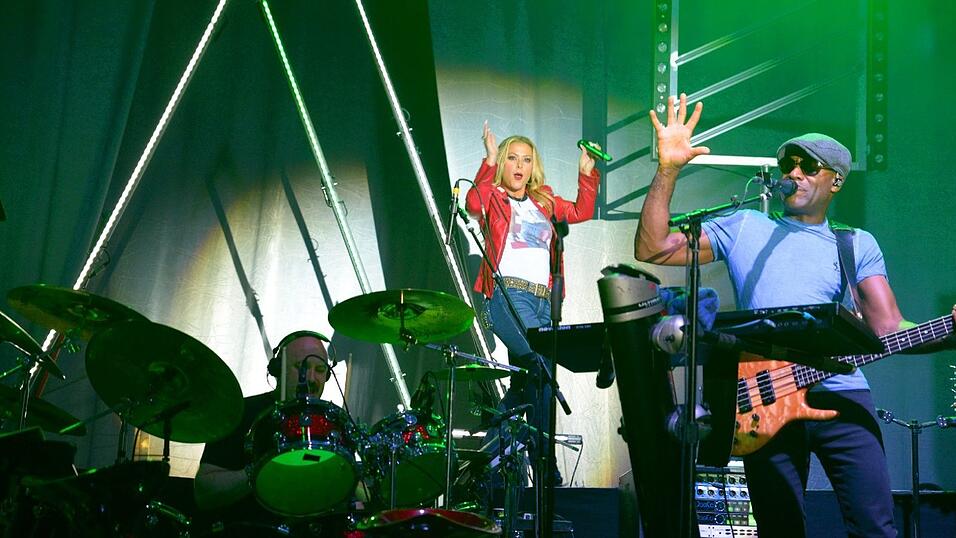 Anastacia rockte das Bluetone-Zelt. Anastacia rockte das Bluetone-Zelt.