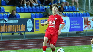 Gegen den FC Coburg sind beim ASV Cham auch mal die anderen gefragt, wie Youngster Tim Geiger.