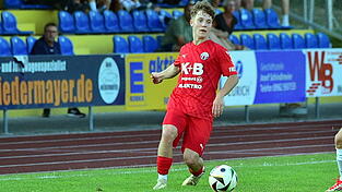 Gegen den FC Coburg sind beim ASV Cham auch mal die anderen gefragt, wie Youngster Tim Geiger.