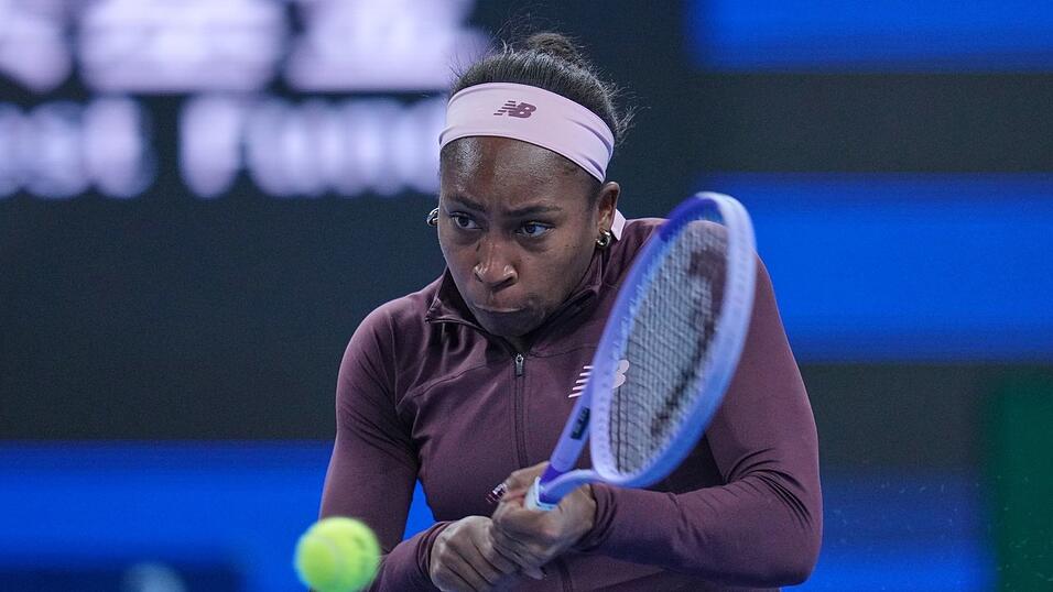 Beim Turnier in Peking gab es eine Kontroverse um Coco Gauff. Beim Turnier in Peking gab es eine Kontroverse um Coco Gauff.