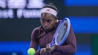 Beim Turnier in Peking gab es eine Kontroverse um Coco Gauff. Beim Turnier in Peking gab es eine Kontroverse um Coco Gauff.