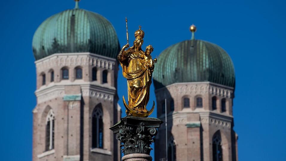 Die M&uuml;nchner Mariens&auml;ule wurde im 17. Jahrhundert eingeweiht. (Archivbild)