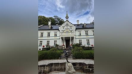 Das Schloss war einmal ein Wohnsitz der Glasdynastie von Poschinger.