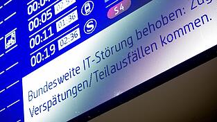 Der Bahnverkehr war wegen einer Funkst&ouml;rung eingestellt.