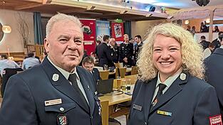 Josef Stocker wurde für seine Jugendarbeit geehrt. Seine Nachfolgerin als Kreisjugendwart ist Veronika Härtter.