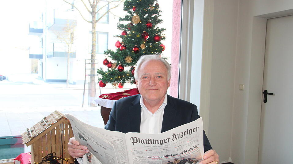 Fast wie damals daheim: Hugo Falter bei der Lektüre seiner „Lieblingszeitung“. Fast wie damals daheim: Hugo Falter bei der Lektüre seiner „Lieblingszeitung“.