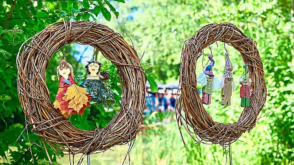 Nette Deko-Idee am Wegesrand: Dieses Foto schickte uns Tom Stelzer ebenso ...