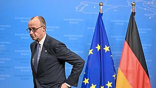 F&uuml;r Friedrich Merz war das Treffen in Br&uuml;ssel unerfreulich.