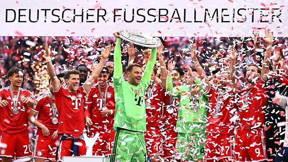 Die Bayern mit der Meisterschale: Gibt es wieder das gewohnte Bild? (Archivbild) Die Bayern mit der Meisterschale: Gibt es wieder das gewohnte Bild? (Archivbild)
