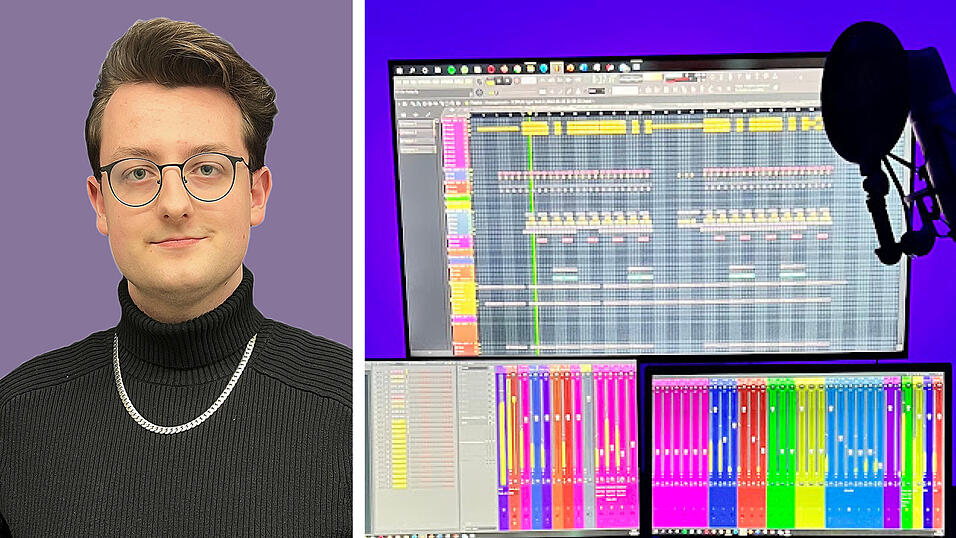 An diesem Setup arbeitet Maximilian Hofmeister an neuer Musik.
