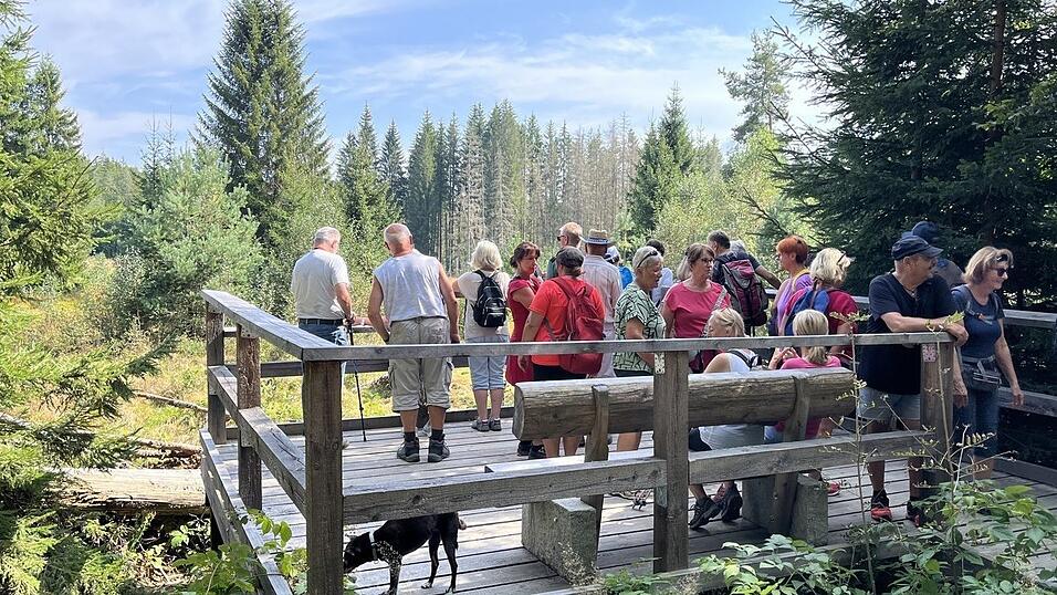 Am Ende erwartet die Wanderer eine lohnende Aussicht. Am Ende erwartet die Wanderer eine lohnende Aussicht.
