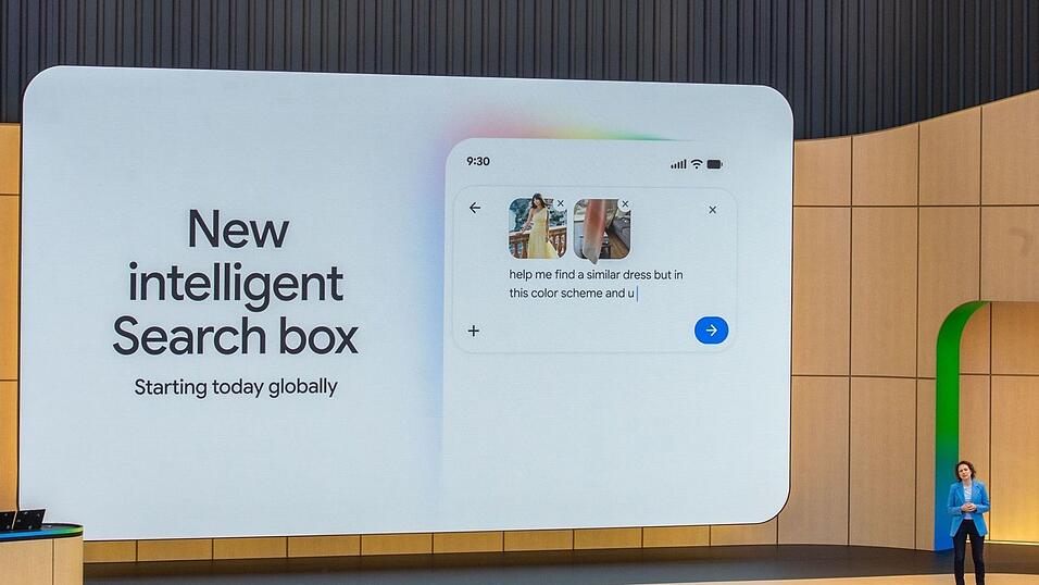Das Eingabefeld der Google-Suchmaschine kann jetzt auch Fotos verarbeiten.
