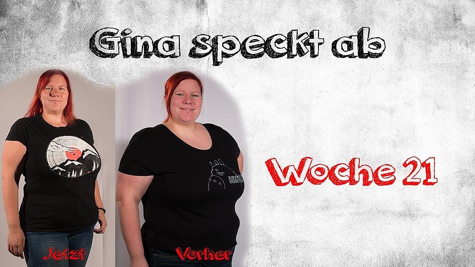 Ich habe bisher 24 Kilo abgenommen.