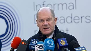 Kanzler Scholz sieht die EU nicht in einer Position der Schwäche. Kanzler Scholz sieht die EU nicht in einer Position der Schwäche.