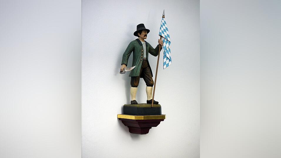 Die Bauernschlacht ist im Ort allgegenwärtig.