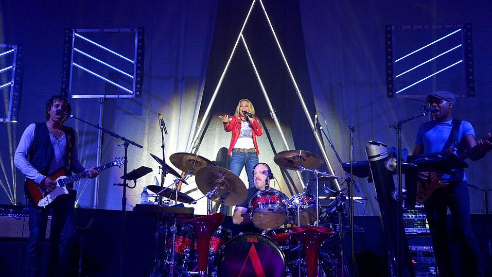 Anastacia rockte das Bluetone-Zelt. Anastacia rockte das Bluetone-Zelt.