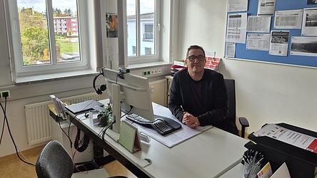 Robert Maier, Geschäftsführer der Agentur für Arbeit Landshut-Pfarrkirchen in einem der Rottenburger Büros.