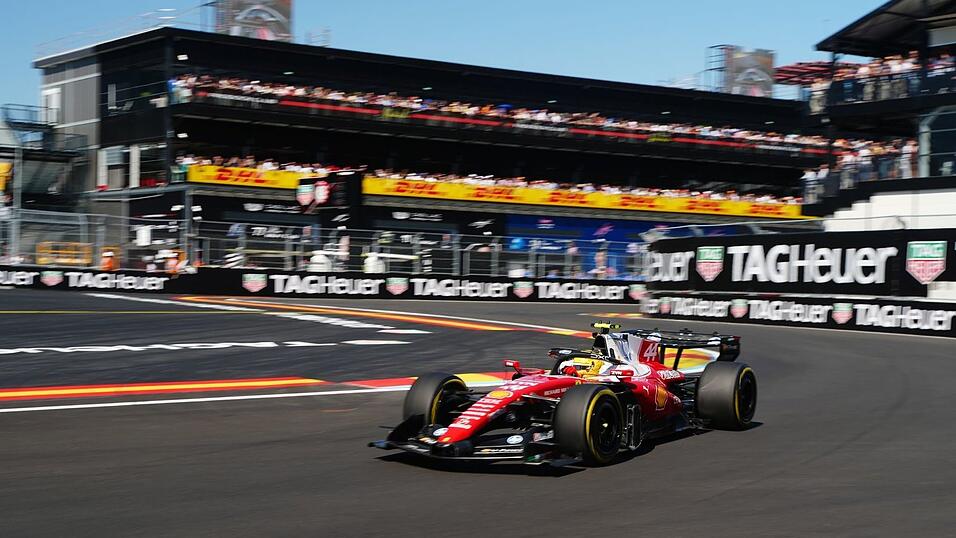 Hamilton sah f&uuml;r eine Zeit wie der Polesetter aus.