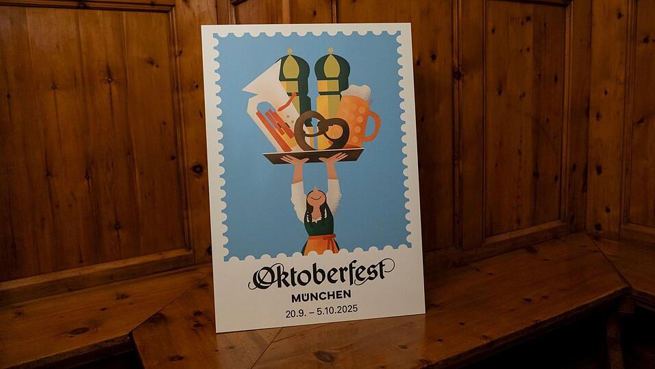 Das offizielle Motiv zum Oktoberfest 2025.