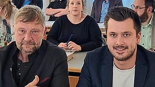 Informierten sich beim Kongress in Amberg: Der Jugend- und Familienbeauftragte der Marktgemeinde (v.r.)
