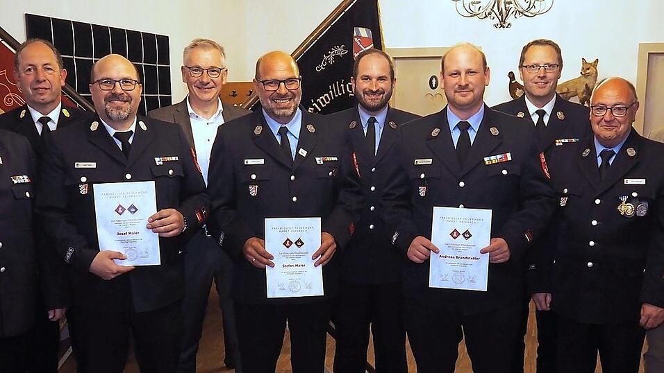 Langj&auml;hrige aktive Kr&auml;fte gew&auml;hrleisten den Einsatzdienst.