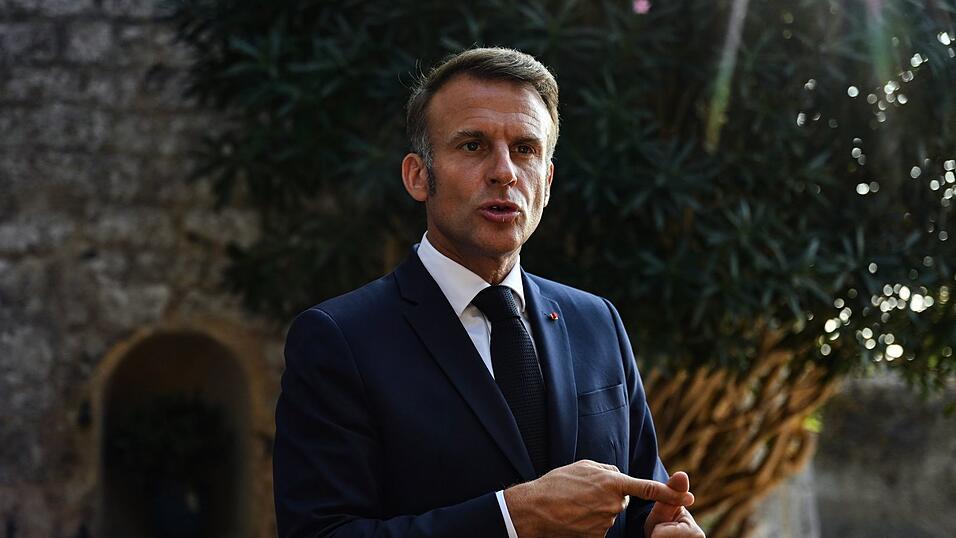 Frankreichs Präsident Macron will einen Staat Palästina anerkennen - zum Ärger der israelischen Regierung (Archivbild)