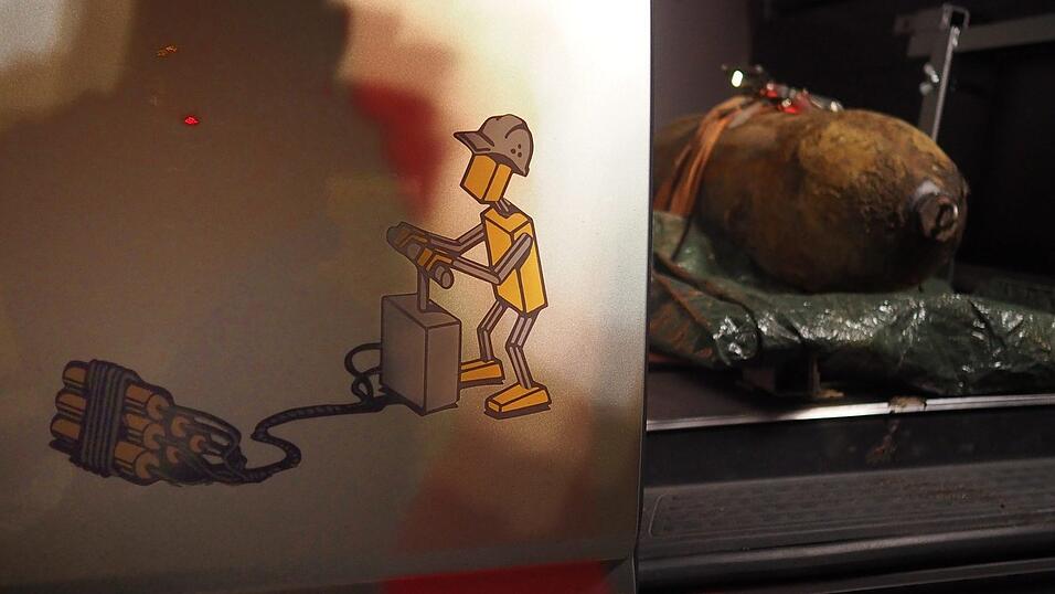 Bombe am 17.5.18 in Straubing. Die Entsch&auml;rfung erfolgte noch in der Nacht.